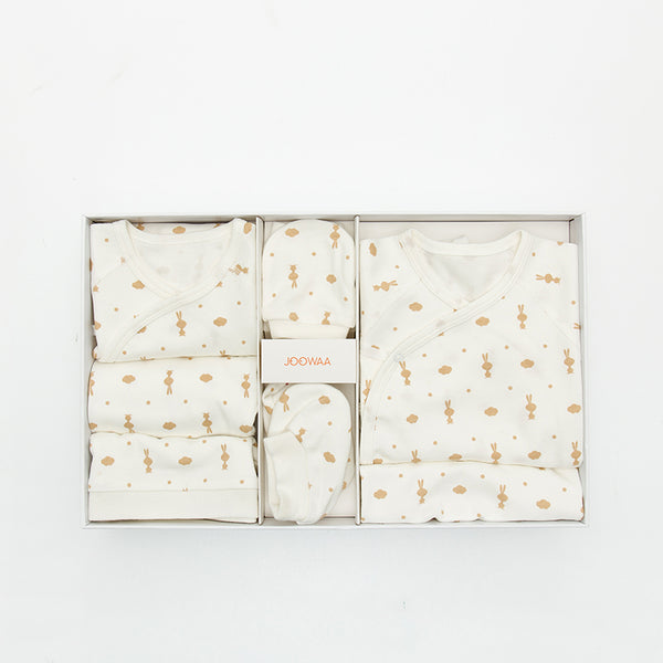 JOOWAA新生服裝禮盒(8件裝)-Rabbit小免 (3-6M)