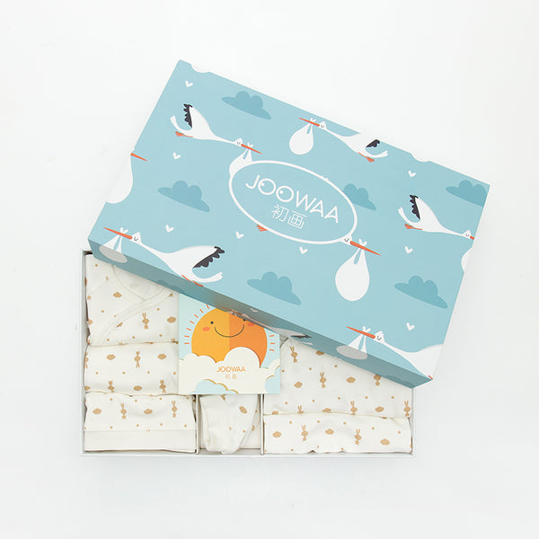 JOOWAA新生服裝禮盒(8件裝)-Rabbit小免 (3-6M)
