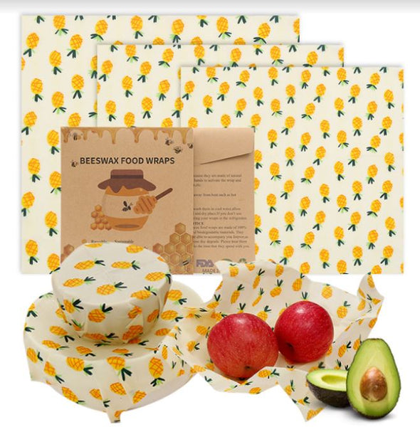 食品蜂蜡保鲜布Beeswax Wrap (3片裝)