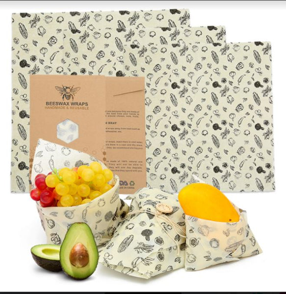 食品蜂蜡保鲜布Beeswax Wrap (3片裝)