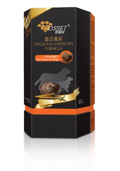 COSSET愛寵健靈芝蟲草犬專用配方(滋味肉粒裝)