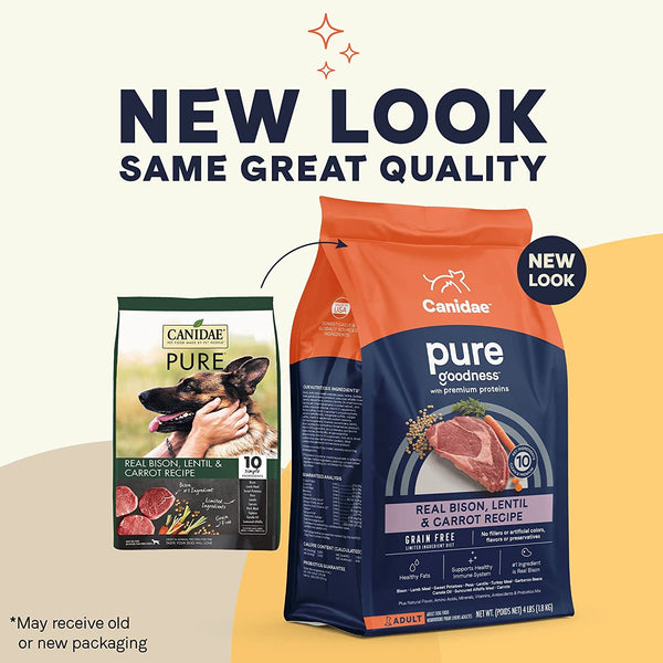 Canidae PURE GF Dog Bison無穀野牛成犬-4lb/10lb/21lb(缺貨)