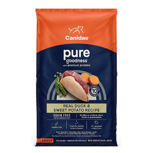 Canidae PURE GF Dog Duck無穀鴨肉成犬-4lb/12lb/24lb