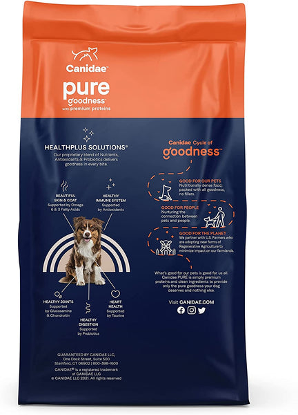 Canidae PURE GF Dog Lamb無穀羊肉成犬-4lb/12lb/24lb
