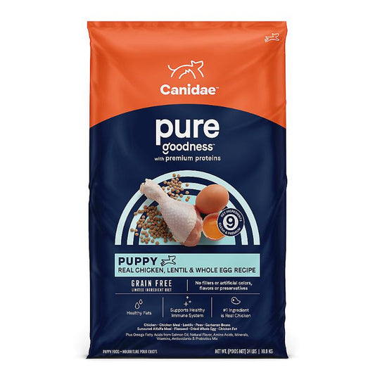 Canidae PURE GF Puppy Chicken無穀雞肉幼犬-4lb/12lb/24lb(缺貨)