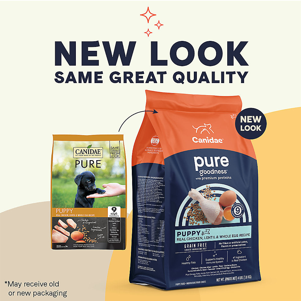 Canidae PURE GF Puppy Chicken無穀雞肉幼犬-4lb/12lb/24lb(缺貨)