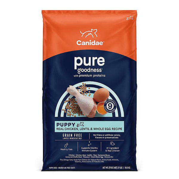 Canidae PURE GF Puppy Chicken無穀雞肉幼犬-4lb/12lb/24lb(缺貨)