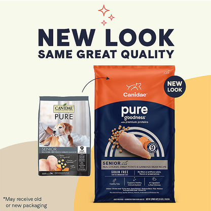 Canidae PURE GF Dog Senior Chicken無穀雞肉老犬-12lb/24lb(4磅/12磅缺貨)