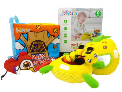 Jollybaby 2-in-1 Early Educational Gift Box 嬰兒早敎套裝-啄木鳥與菠蘿