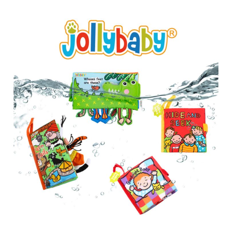 Jollybaby 幼兒閱讀套裝(4款1套) [BB第一套布書]