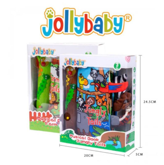 Jollybaby Music Cloth Book 音樂尾巴布書