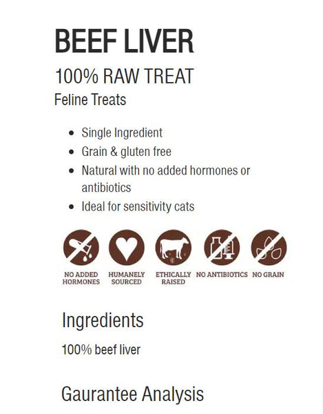 Kelly & Co’s 凍乾貓小食(牛肝)-40g