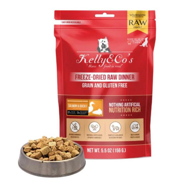 Kelly & Co’s 凍乾狗糧(三文魚＋鴨肉)156g