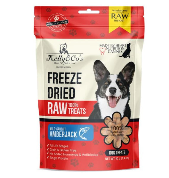 Kelly & Co’s 凍乾狗零食(油甘魚)-40g