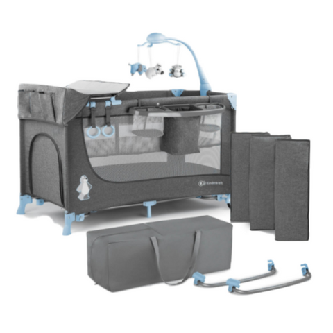 KinderKraft Multi-Functional Baby Cot - NEWJOY多功能嬰兒床(2色可選)