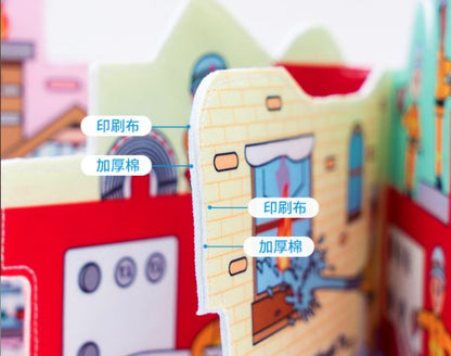 Jollybaby 3D Vehicle Cloth Book  3D車布書)(1-3yr)